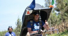 A Dublin man has climbed Mount Kilimanjaro (with a bathtub on his back)