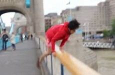 Watch what happened when an idiot YouTuber jumped into the River Thames on a dare