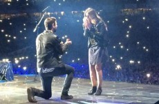 Kodaline's bassist proposed to his girlfriend on stage at last night's Ed Sheeran gig