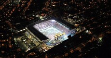 The Air Corps got a pretty spectacular view of Ed Sheeran last night