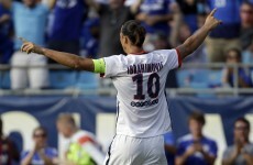 Zlatan clattered John Terry with an elbow last night