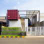 These old shipping containers have been used to create a luxury home
