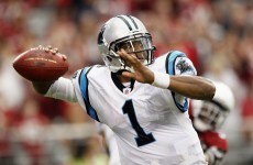 WATCH: Cam Newton lands a 77-yard bomb on his NFL debut
