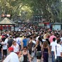 Manhunt in Barcelona as two injured in gun attack on main tourist street