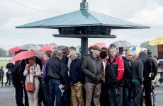 The rain came to Galway today for Day 2 of the festival