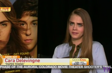Cara Delevingne got told off for being 'sarcastic' in a painfully awkward interview