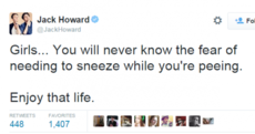 This guy made a faux pas about periods on Twitter and will always regret it