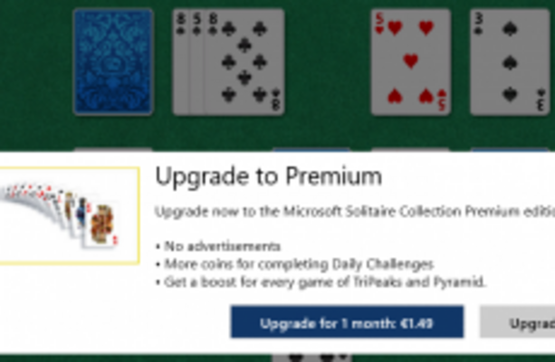 Solitaire is back on Windows but it's going to cost you · TheJournal.ie