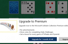 Solitaire is back on Windows but it's going to cost you