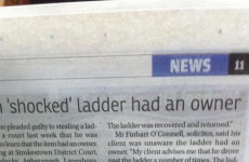 Roscommon Herald just snagged the headline of the week