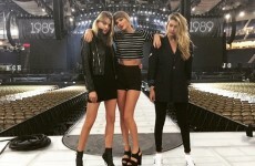 Taylor Swift's clatter of model friends defended her against a Twitter slagging... it's the Dredge