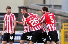 Brandywell faithful celebrate after 2 months without a goal and 12 games without a win