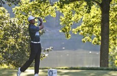 5 under par today, Tiger Woods is on fire and in the hunt to win his own tournament