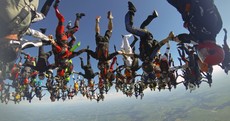 PHOTOS: 164 skydivers join hands for world record at 20,000 feet
