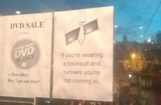 Looks like this Dublin sex shop has a pretty strict dress code...