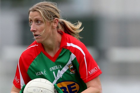 Mayo's Cora Staunton was in terrific form today. 