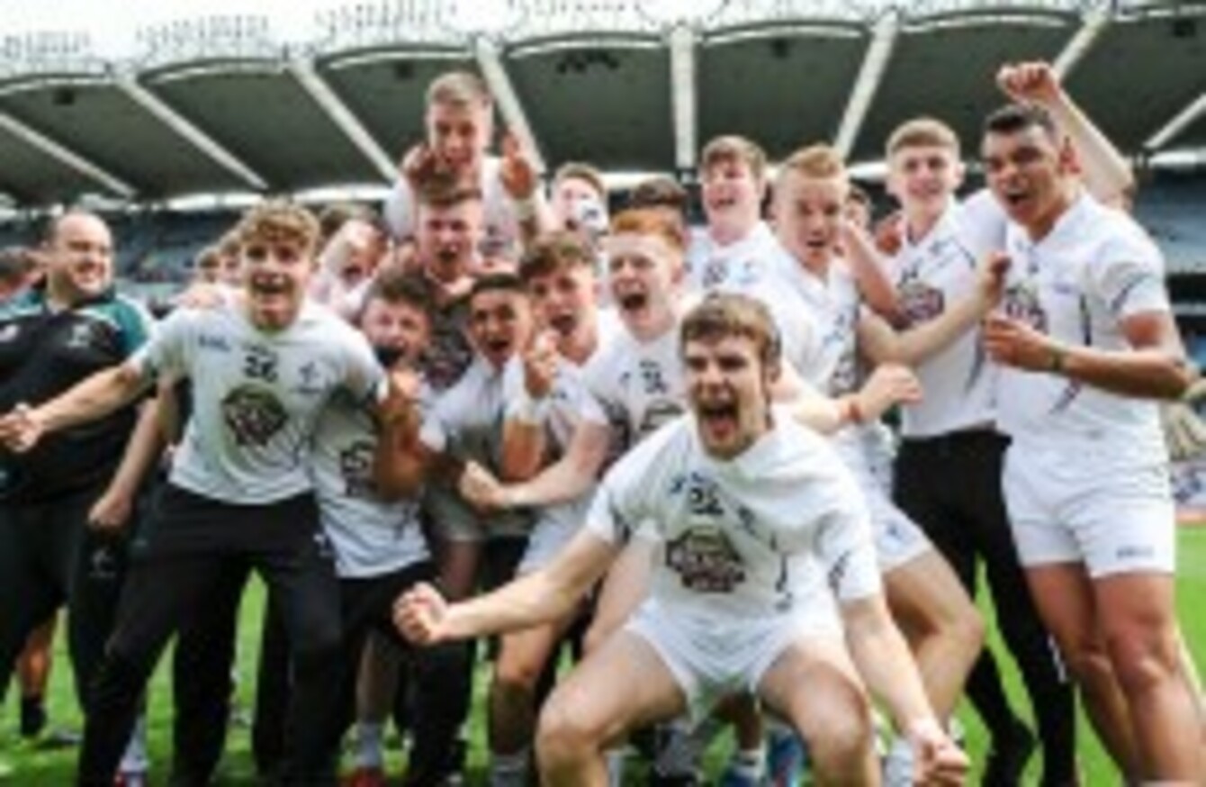 Great start to Kildare's football weekend with AllIreland minor win