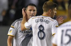 Robbie Keane scored despite this brutal assist against Kevin Doyle's Colorado