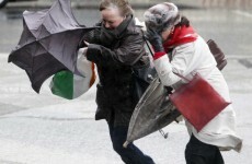 A wind warning is in place for nine counties this bank holiday Monday