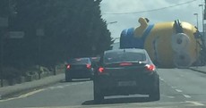 A giant inflatable Minion flew loose and caused traffic havoc in Santry