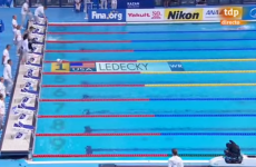 An 18-year-old swimmer broke the 1,500m world record today...by accident