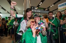 Ireland's Special Olympics team had a hero's welcome at Dublin Airport today