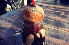 Presenting: The incredible Nutella doughnut milkshake