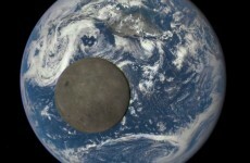 So this is what the dark side of the moon looks like