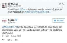 This Twitter conversation between Tesco and a Waterford man is highly entertaining