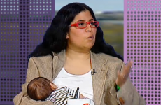 A woman breastfed live on TV3 today, and the audience went mad