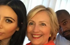 Kim and Kanye took a selfie with Hillary Clinton, and it caused quite the reaction