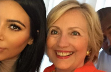 Hillary Clinton was hanging out with Kim Kardashian during the Republican debate last night