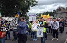 'Irish Water is dead': Hundreds turn out for protest in Alan Kelly's hometown