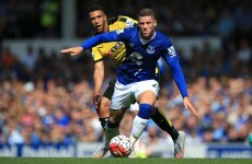 Ross Barkley smashes in the goal of the day as Everton held by Hornets