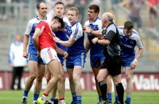 Tyrone's Tiernan McCann took a disgraceful dive after having his hair ruffled