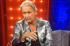 Johnny Logan wore a silver suit on Miriam last night and people couldn't cope