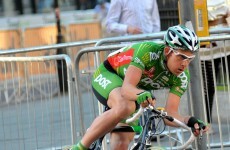 Watch this Irish cyclist's dramatic crash in US road race