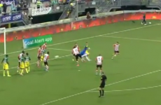 Eredivisie goalkeeper equalises with spectacular 95th-minute backheel volley
