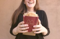 This student has come up with an ingenious way to eat takeaway McDonald's