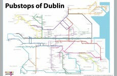 This metro-style map of Dublin bars is the ultimate pub crawl