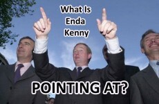 What Is Enda Kenny Pointing At?