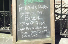 This Galway pub had the best possible response to the glorious weather