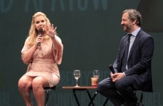 Amy Schumer and Judd Apatow were plagued by flies in Dublin
