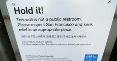 San Francisco paints walls with repellent that makes pee spray back on your shoes and pants