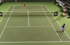 Japanese tennis player hits a jaw-dropping shot that would make Roger Federer blush