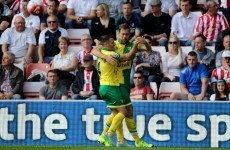 Wes Hoolahan was on fire for Norwich as they won at Sunderland earlier