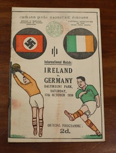 Here's the story behind that Ireland v Germany swastika match programme