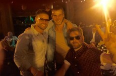 The world's most expensive footballer and Brian McFadden have struck up a bromance
