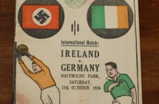 Here's the story behind that Ireland v Germany swastika match programme