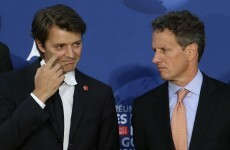 Timothy Geithner flies in for crisis talks with EU finance ministers